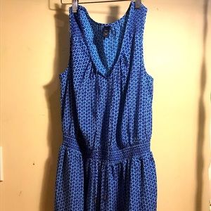 Gap Blue Patterned Dress